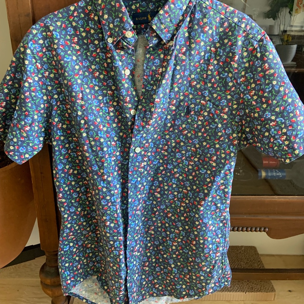 Ralph Lauren Mens short sleeve button down